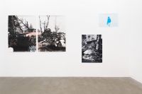 Drei, 2015, Öl auf Papier, 69 x 100 cm