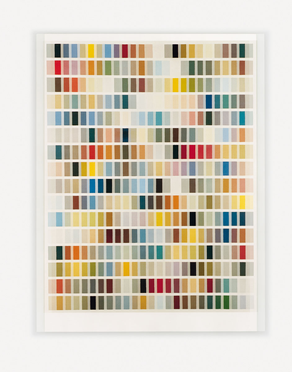 192 Colours I, 2006<br>202x151cm<br>Chromogenic print
