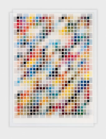 192 Farben IV, 2006<br>202x151cm<br>Chromogenic print
