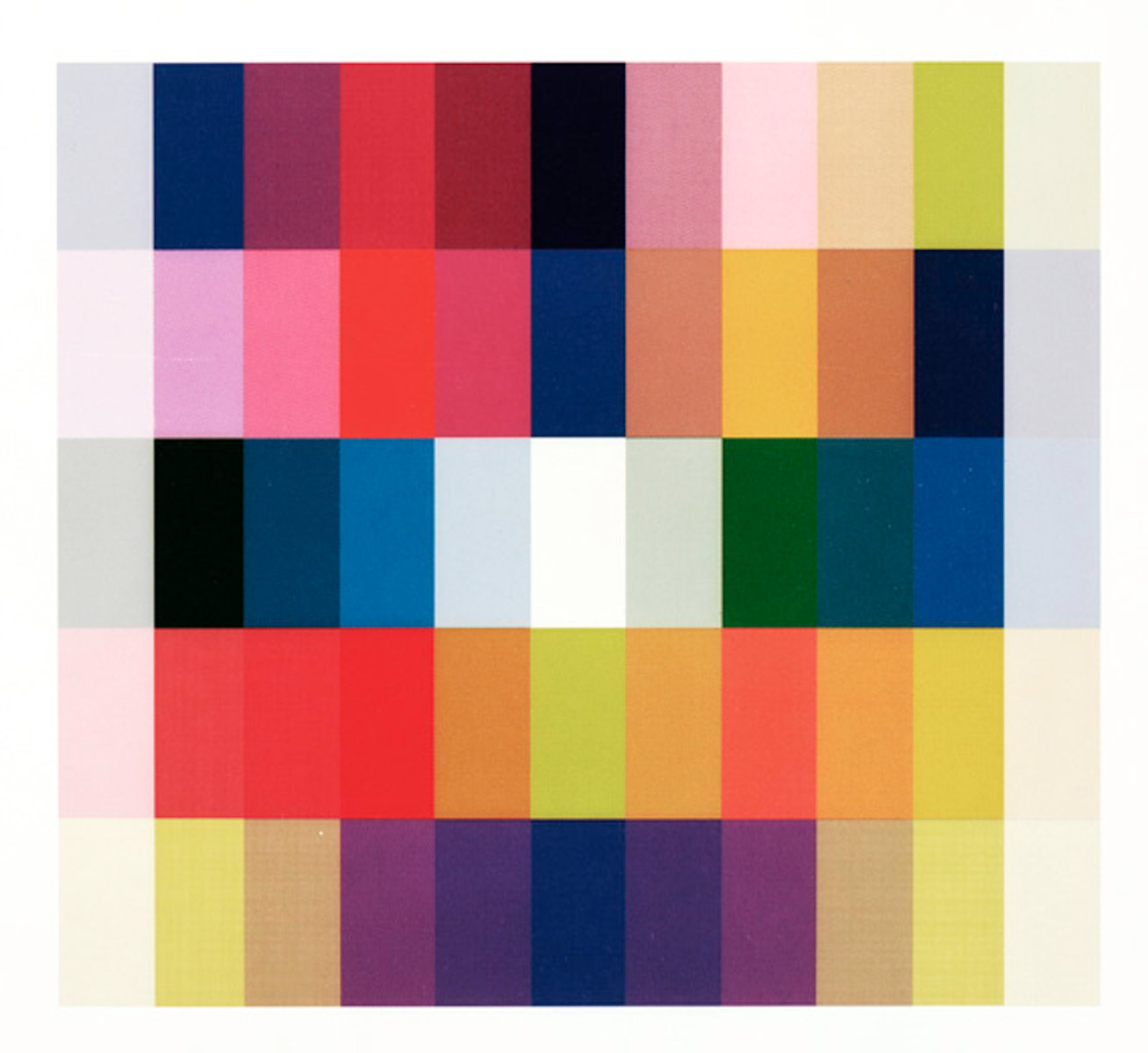 25 Farben I, 2009<br>60x60cm<br>C-print