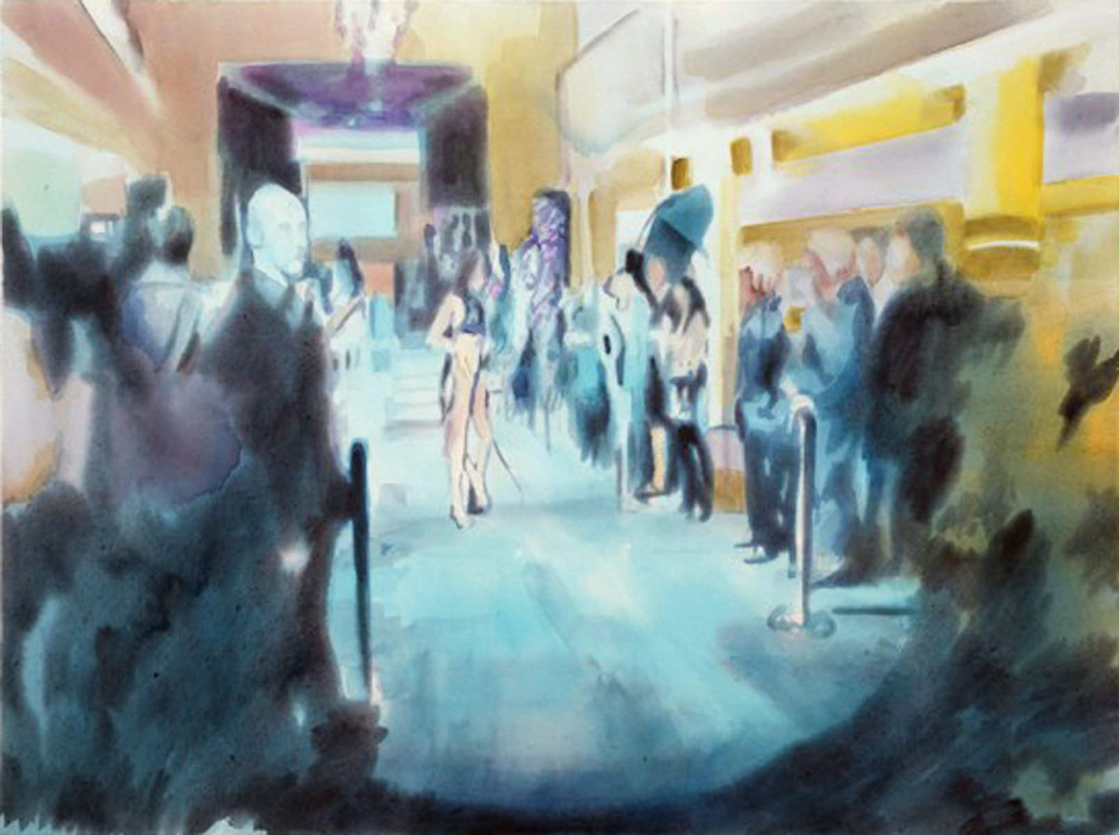 Show, 2012<br>90x120cm<br>Aquacrylic on canvas