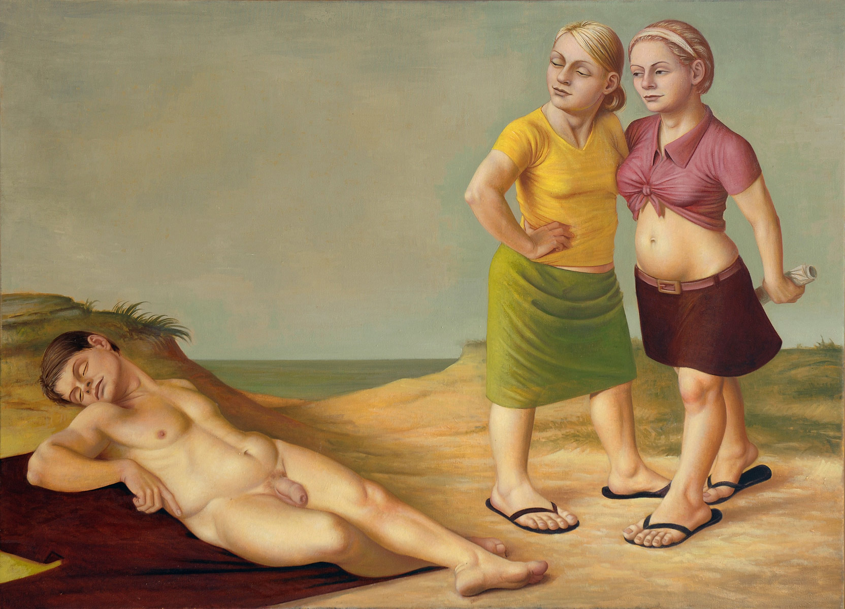 Dreamer, 2007<br>100x140cm<br>oil on canvas