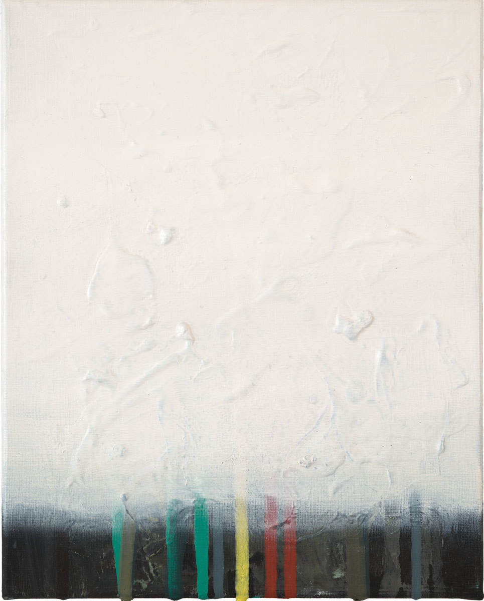 Verweißung, 2016<br>Acryl auf Leinwand<br>30x24cm