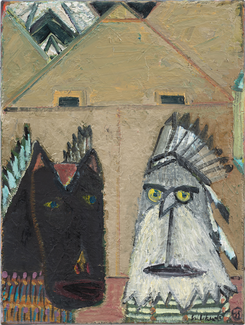 The Chiefs, 2015<br>40x30cm<br>Oil on canvas