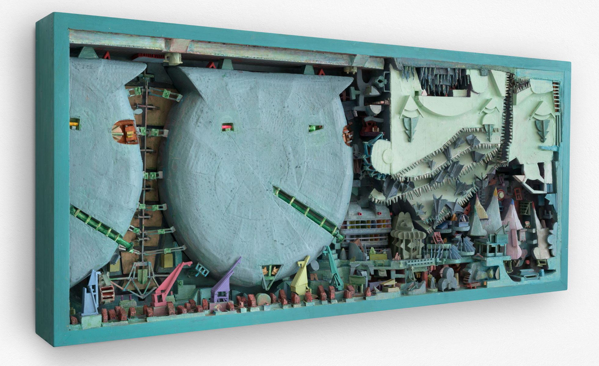 The hideout, 2015-18<br>diorama<br>45x100x10cm