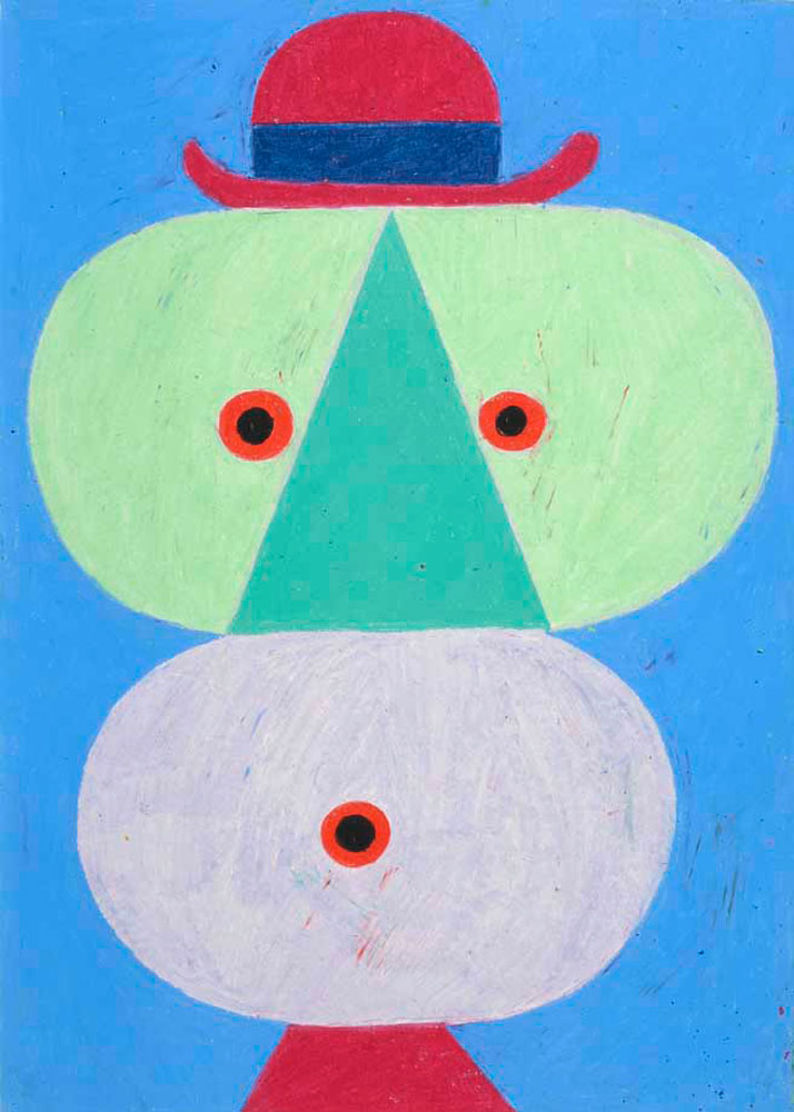untitled, 2009<br>oil pastel on paper<br>70x50cm