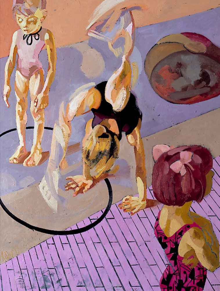 Turnen 9, 1999<br>oil on canvas<br>200x150cm