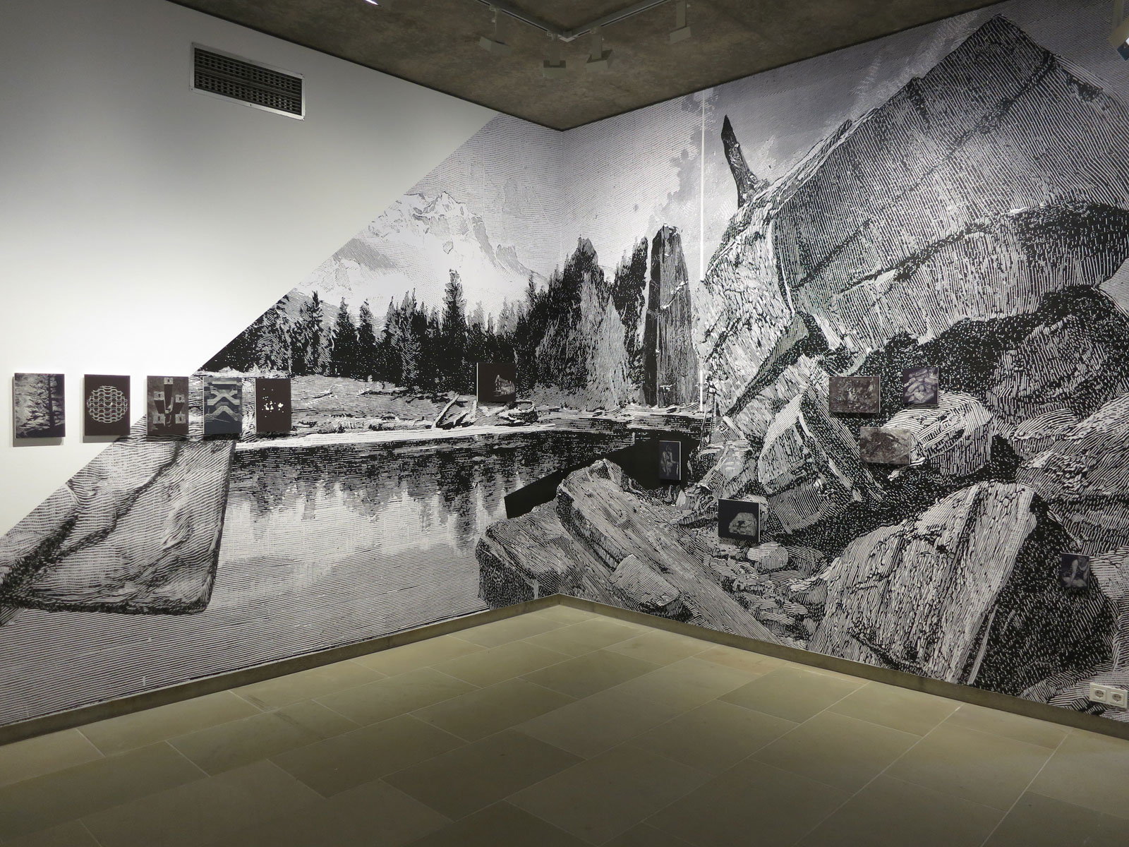 Wall paper in "Thaler Auf AEG"<br>Auf AEG Nürnberg, 2015