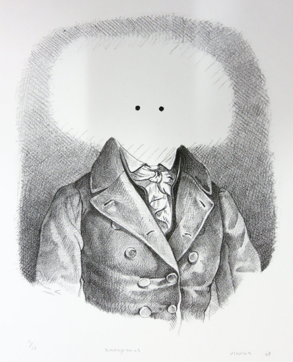 Anonymos, 2007<br>22x18cm<br>Lithographic print